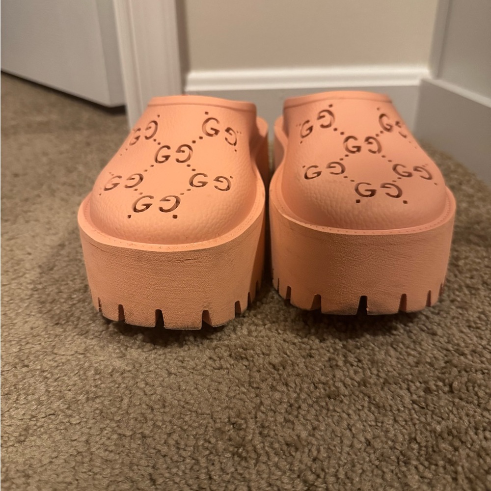 Authentic Gucci platform slides - image 4